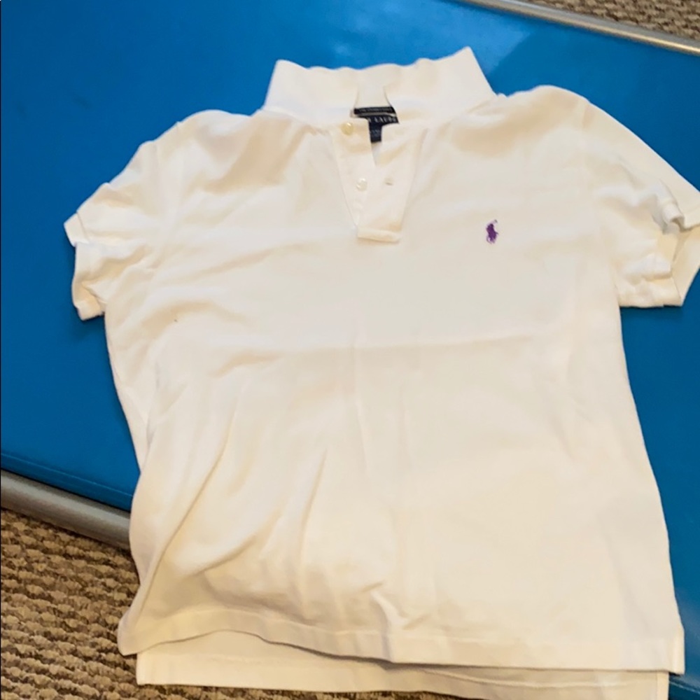 POLO Ralph Lauren woman’s white skinny polo size L